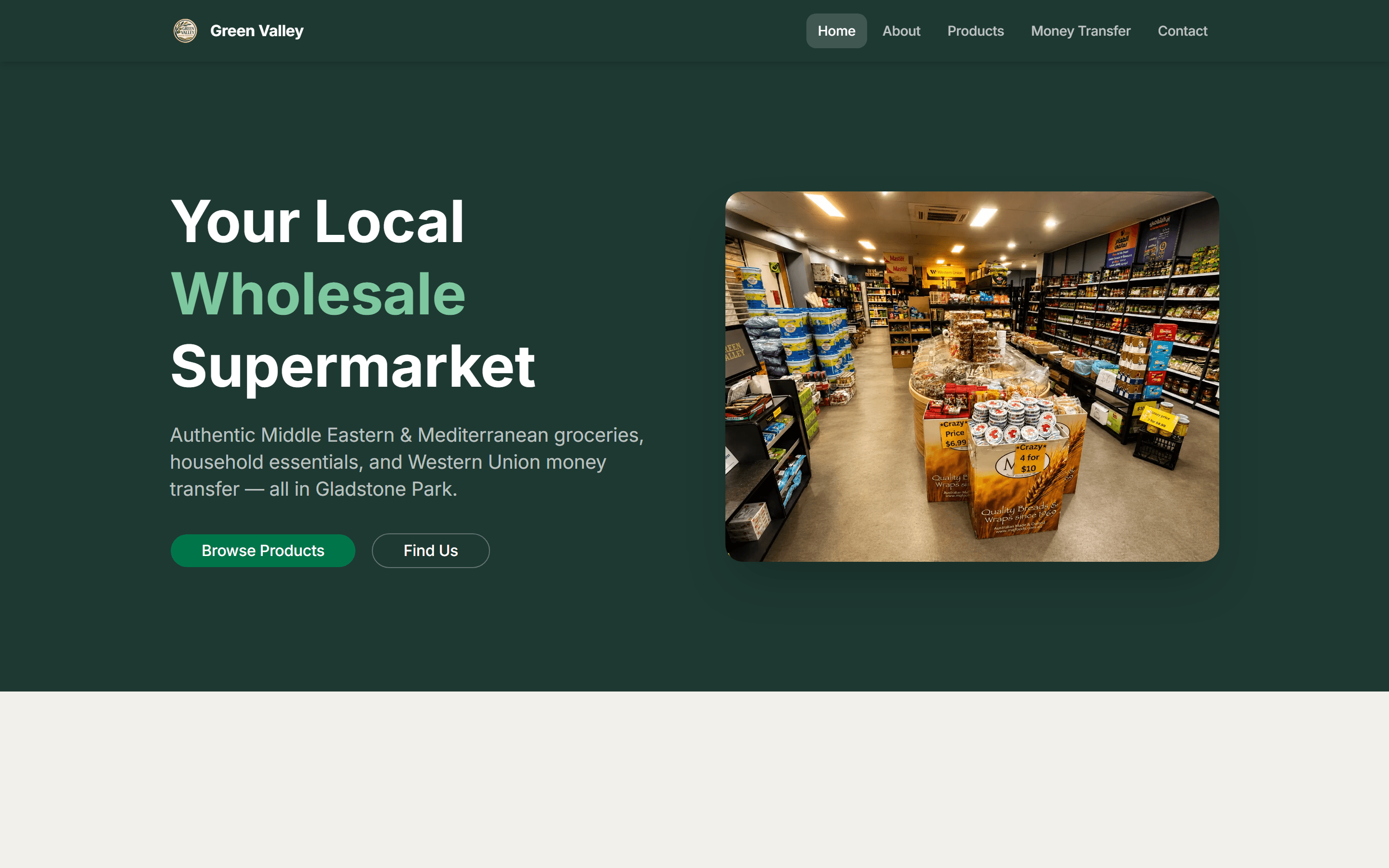 A small business website built by Amber Volt, shown on a laptop and a phone.